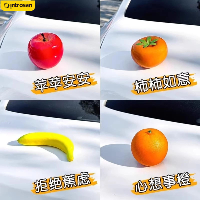 仿真工艺品水果蔬菜食物模型微缩糖果屋礼品缩微食玩装饰品汽车配件平平安安苹果橘子柿子香蕉详情图7