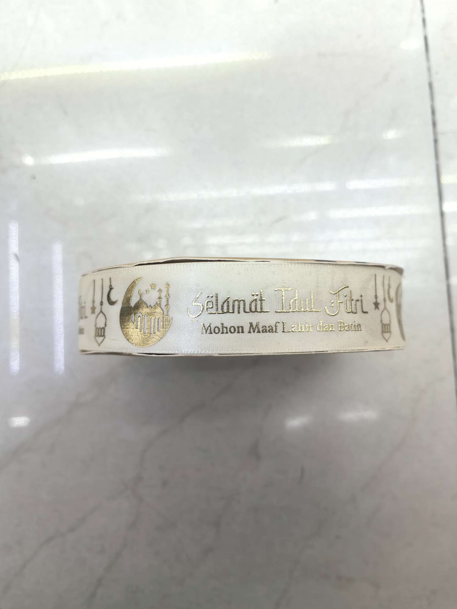 Textile leather accessories, gradient webbing, ribbon bow decoration, handcrafted materials, multiple colors to choose from, Ramadan pattern webbing, webbing accessories, ribbon