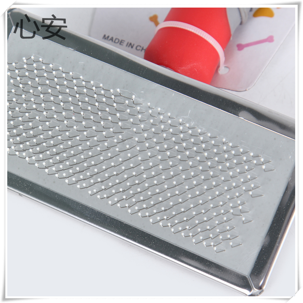 宠物梳子狗狗拉毛美容木针梳狗梳子猫咪脱毛梳猫梳子宠物用品批发白底实物图