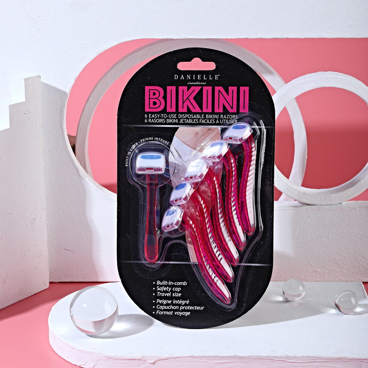 BIKINI Disposable women's shaving razor 6-piece set, a best-selling and popular product