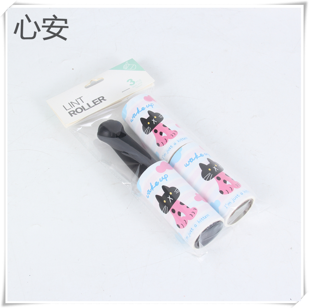 The new cartoon pattern bristle remover set comes with a replaceable tearable garment bristle remover, a roller bristle remover details Picture