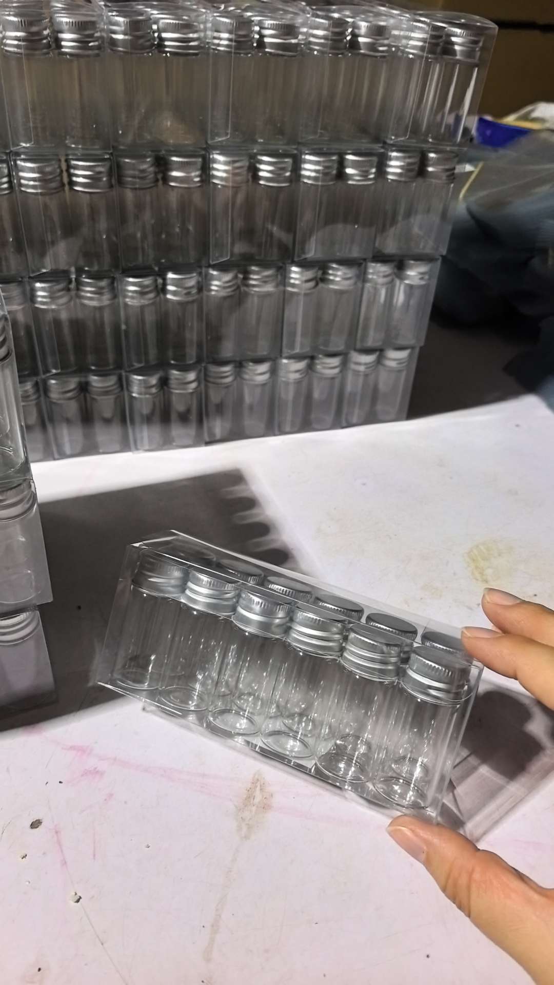 创意许愿瓶幸运星瓶圣诞立体玻璃小瓶海洋泡沫装饰礼品工艺品玻璃小瓶