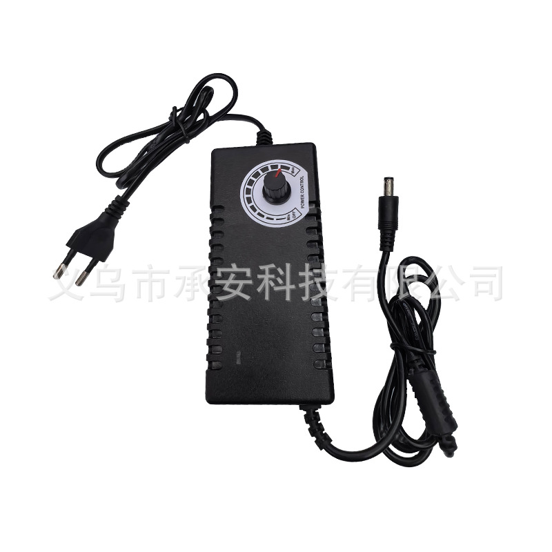 3-15V10A adjustable power adapter, speed-adjustable dimming water pump, LED light strip motor, motor speed regulation, high power detail image 3