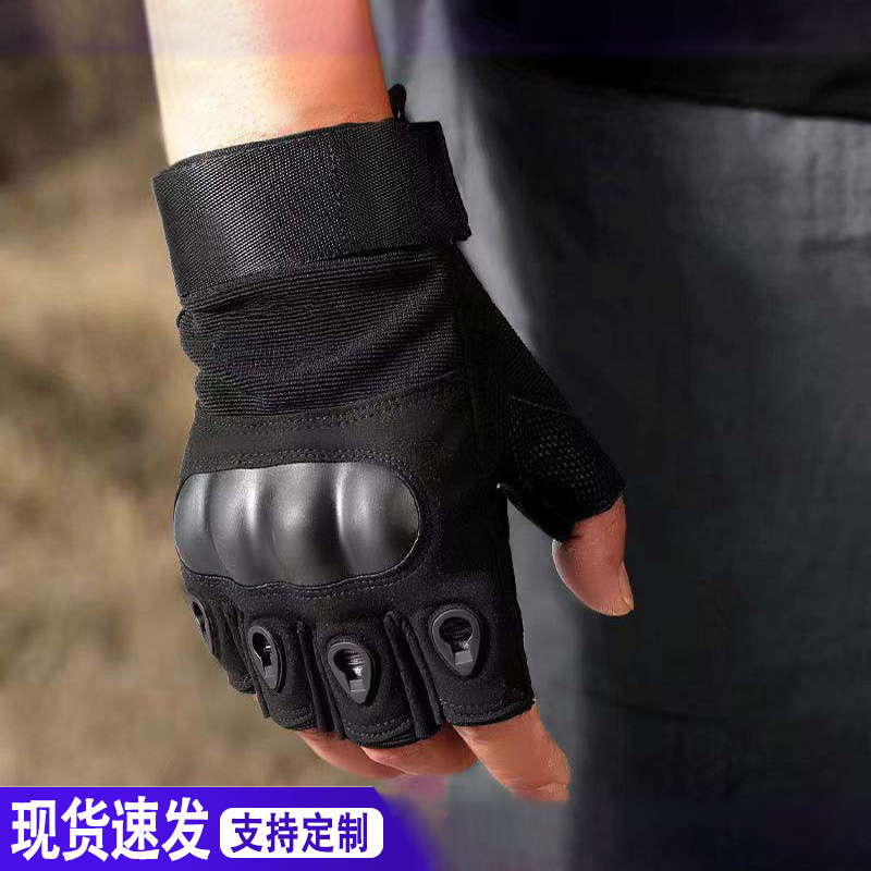 战术手套男女户外半指防护运动训练户外军迷特种兵骑行手套男批发详情1