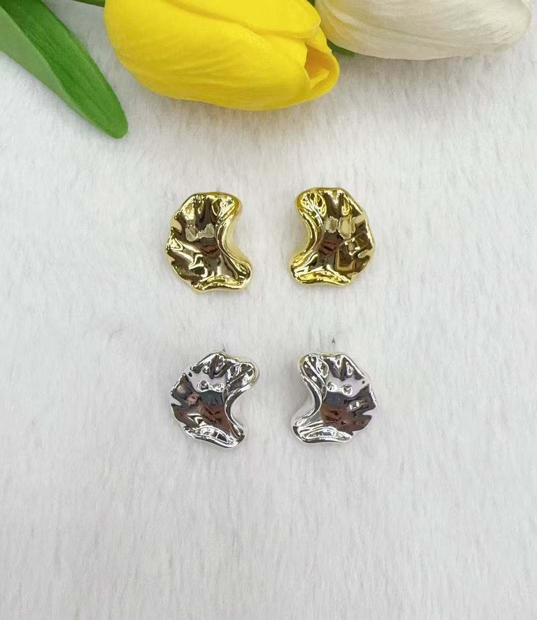 心源饰品时尚耳饰耳钉植绒耳钉耳针耳堵简约百搭气质女款配饰品多款任选