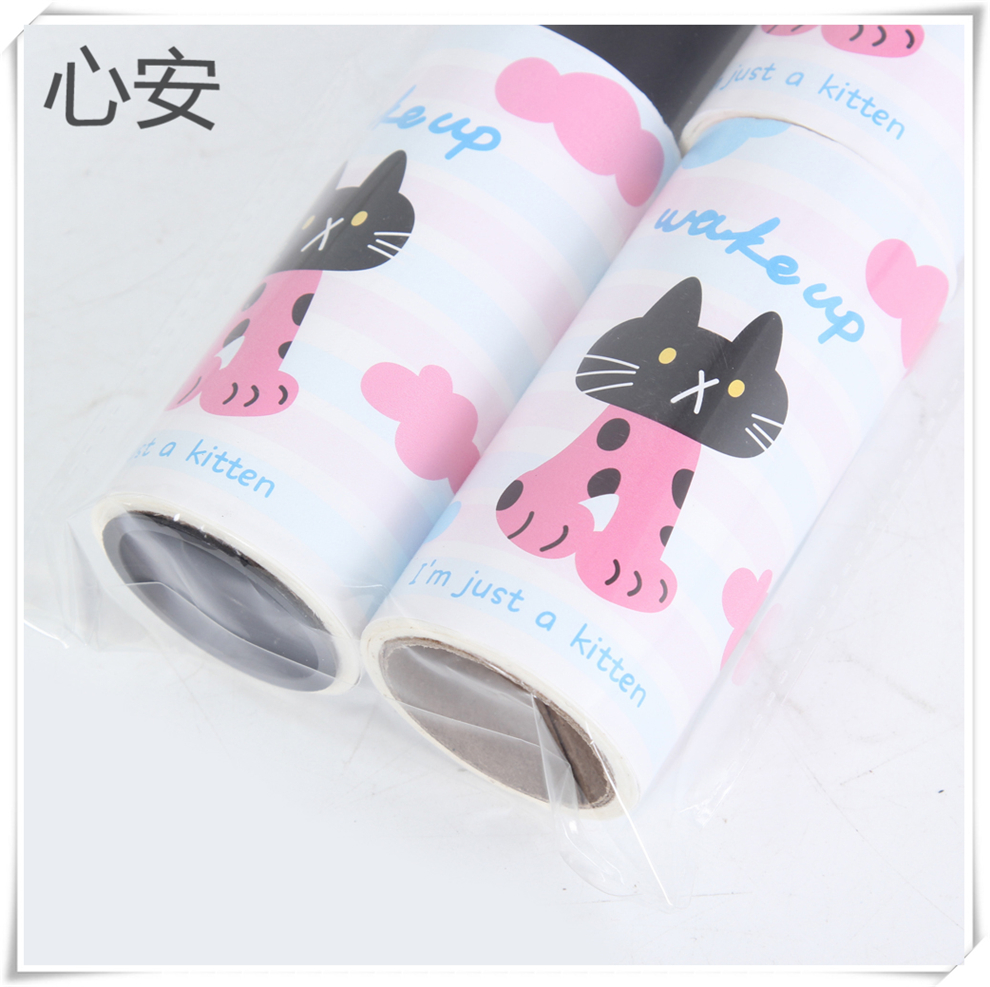 The new cartoon pattern bristle remover set comes with a replaceable tearable garment bristle remover, a roller bristle remover pic 4