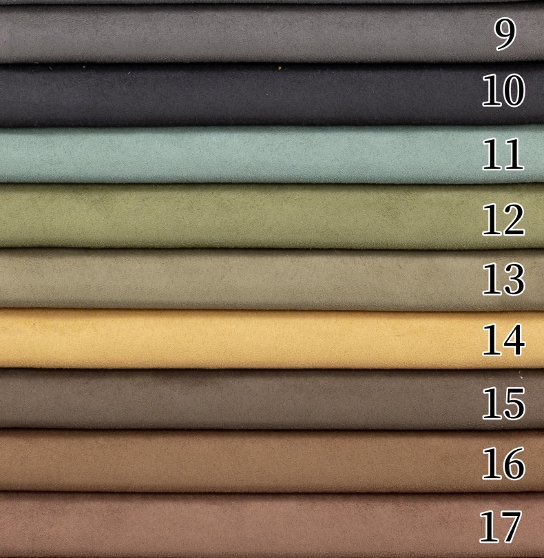 Wholesale imitation suede velvet sofa fabric, bags, thickened microfiber fabric, throw pillows, seat cushions, soft packages, factory stock available detail image 6
