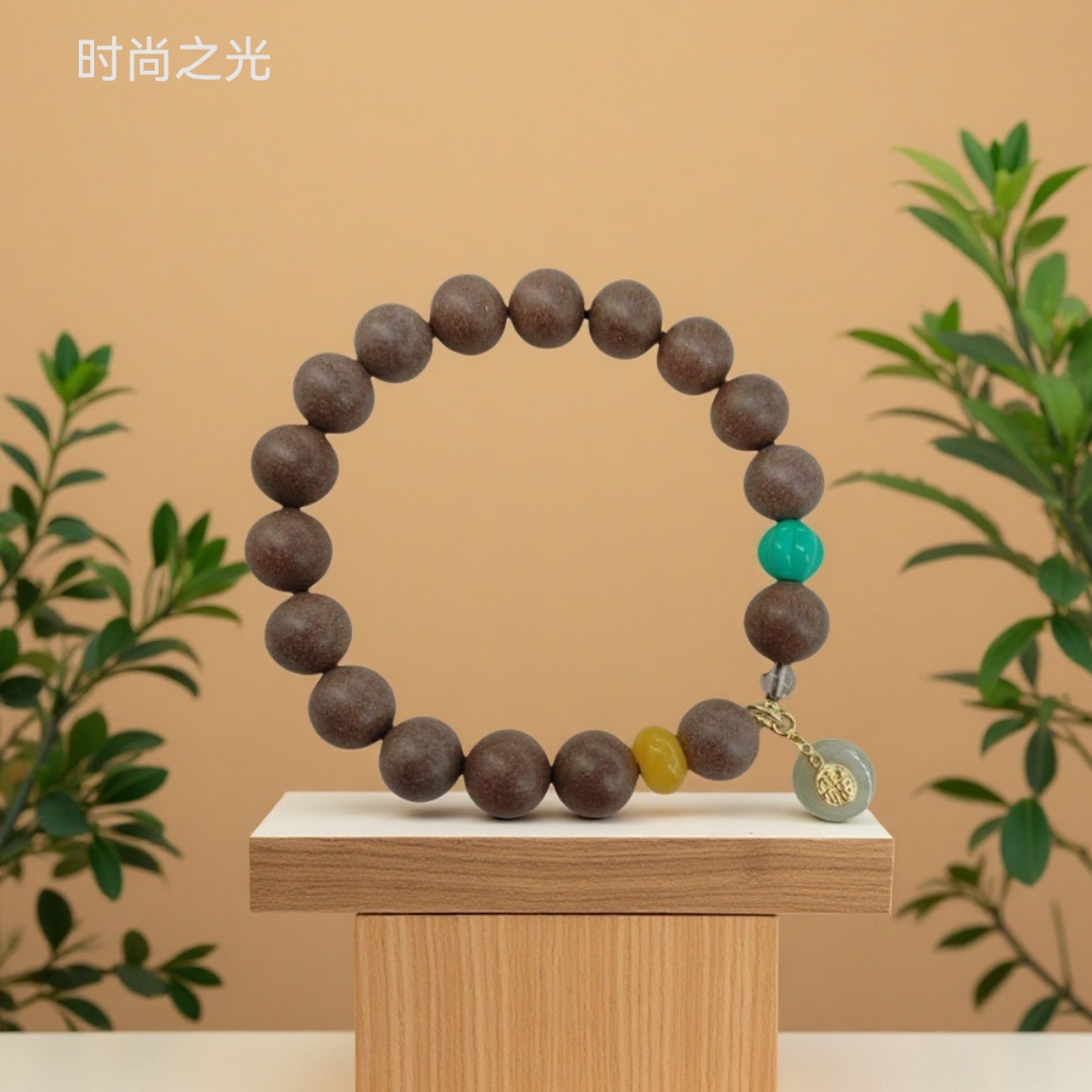 非遗合香珠文玩手饰中药手串时尚手链饰品天然材质多款可选鹅梨帐中香珠