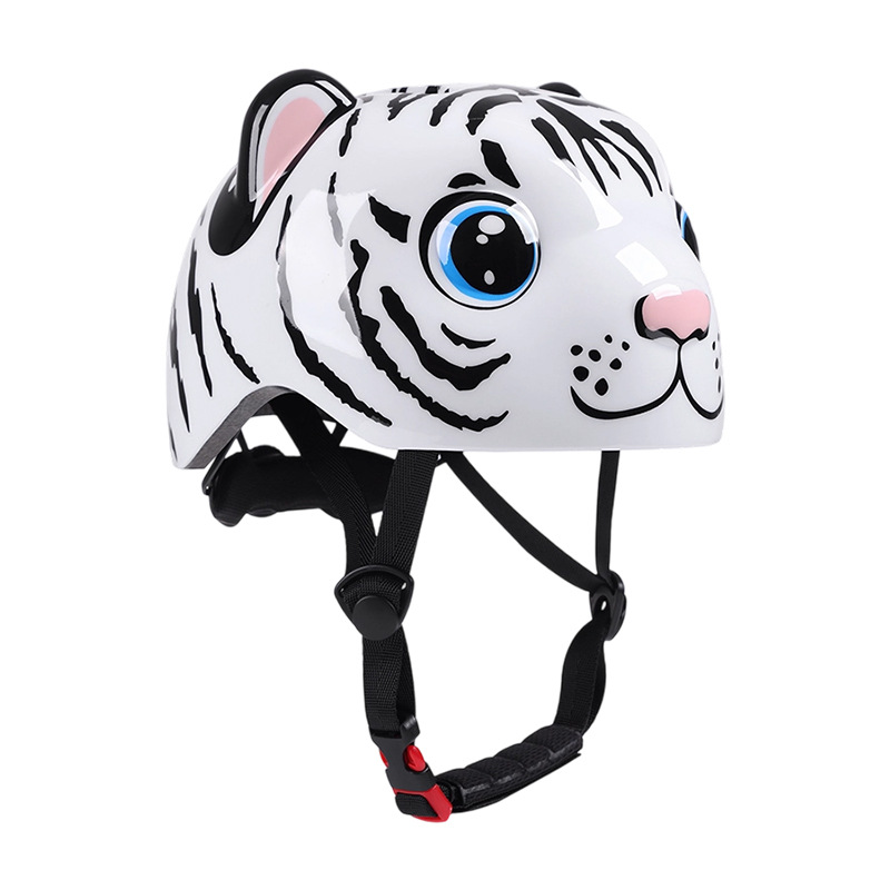 Children's tiger helmet, unisex outdoor cycling safety helmet, cycling helmet, one-piece molded safety helmet Item Picture