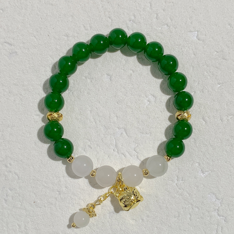 Imitación kingyuu cuentas pulsera nicho hecho a mano nuevo estilo chino cadena de mano de alta calidad sentido nacional BFF versátil Application Scenario