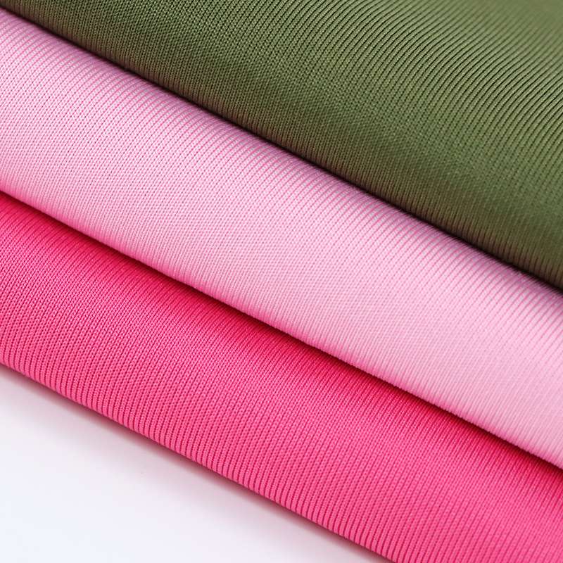 140g milk silk knitted fabric factory 100D single-sided high-elasticity dress, casual wear and sportswear fabric details Picture