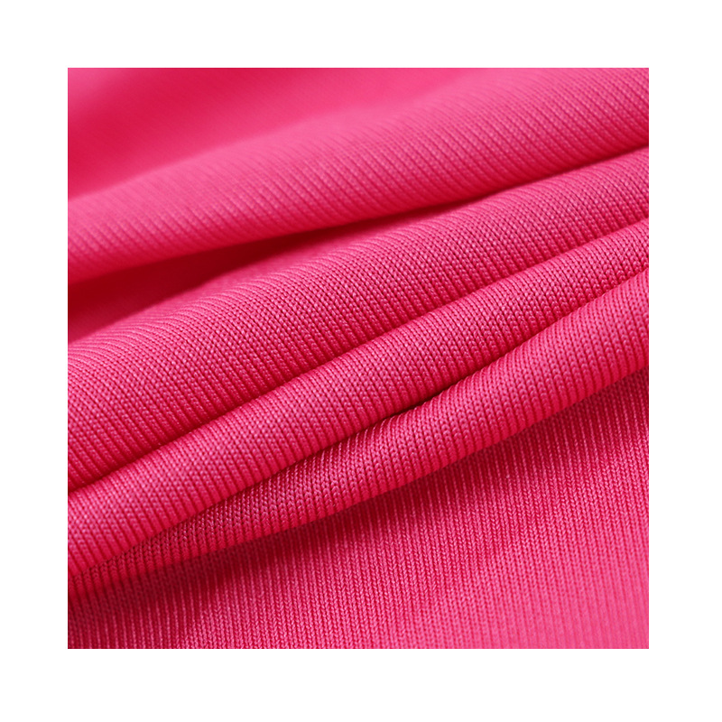 140g milk silk knitted fabric factory 100D single-sided high-elasticity dress, casual wear and sportswear fabric Item Picture