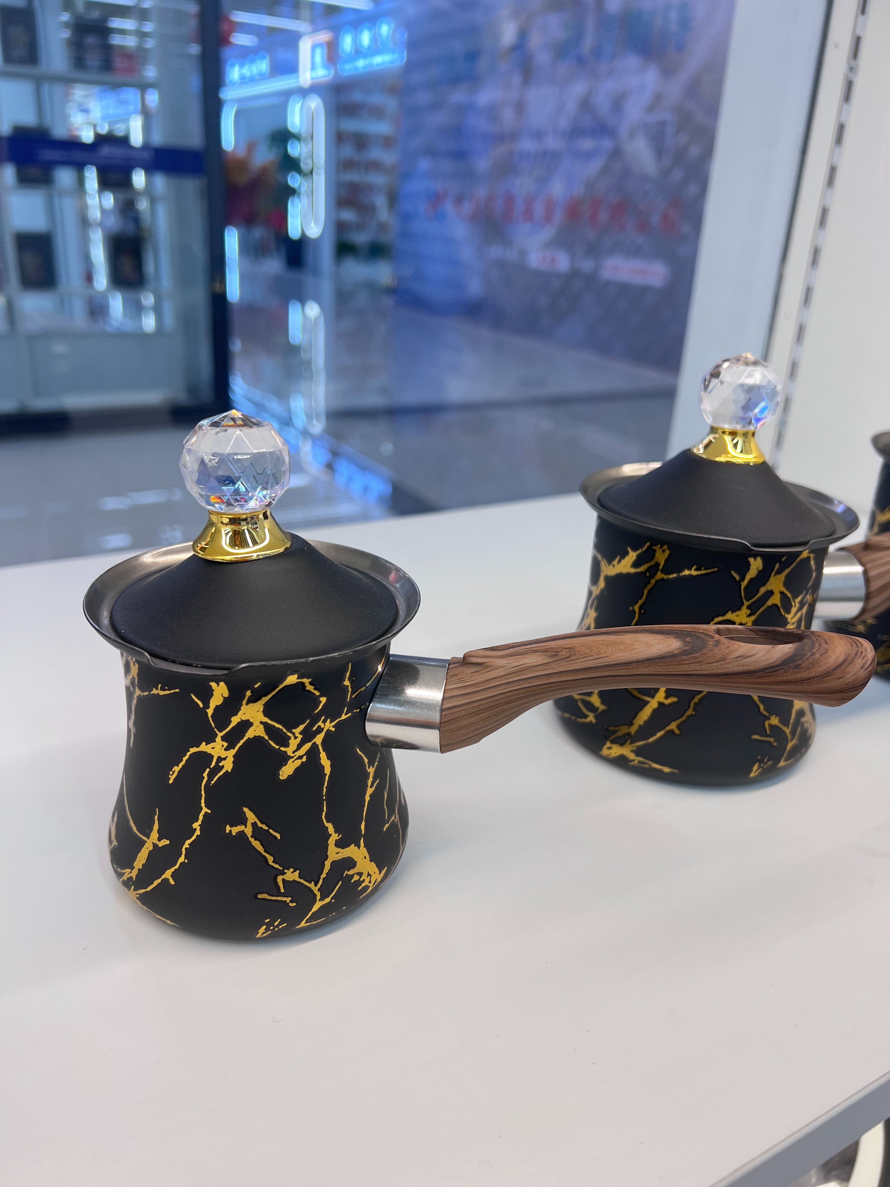 大理石纹咖啡杯-白金-咖啡器具