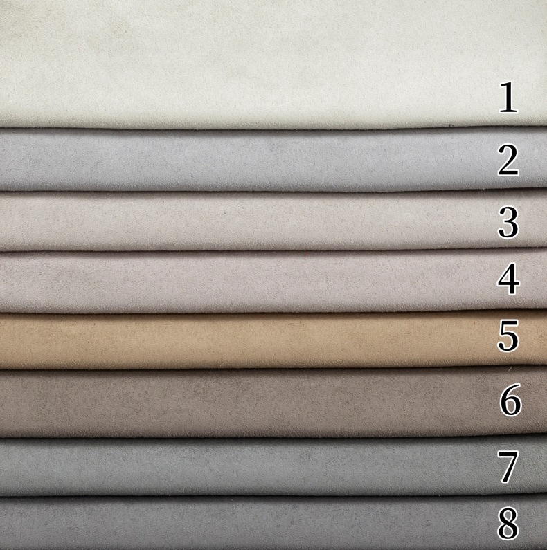 Wholesale imitation suede velvet sofa fabric, bags, thickened microfiber fabric, throw pillows, seat cushions, soft packages, factory stock available detail image 5