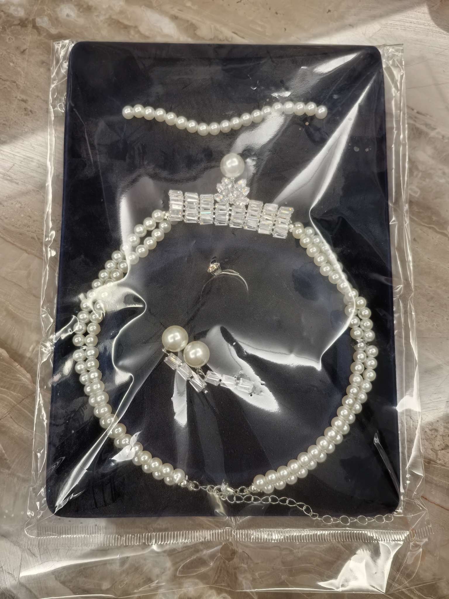 天然石散珠玛瑙石五角星项坠 饰品男款标设计 项饰精选 天然珍珠耳钉饰品套装