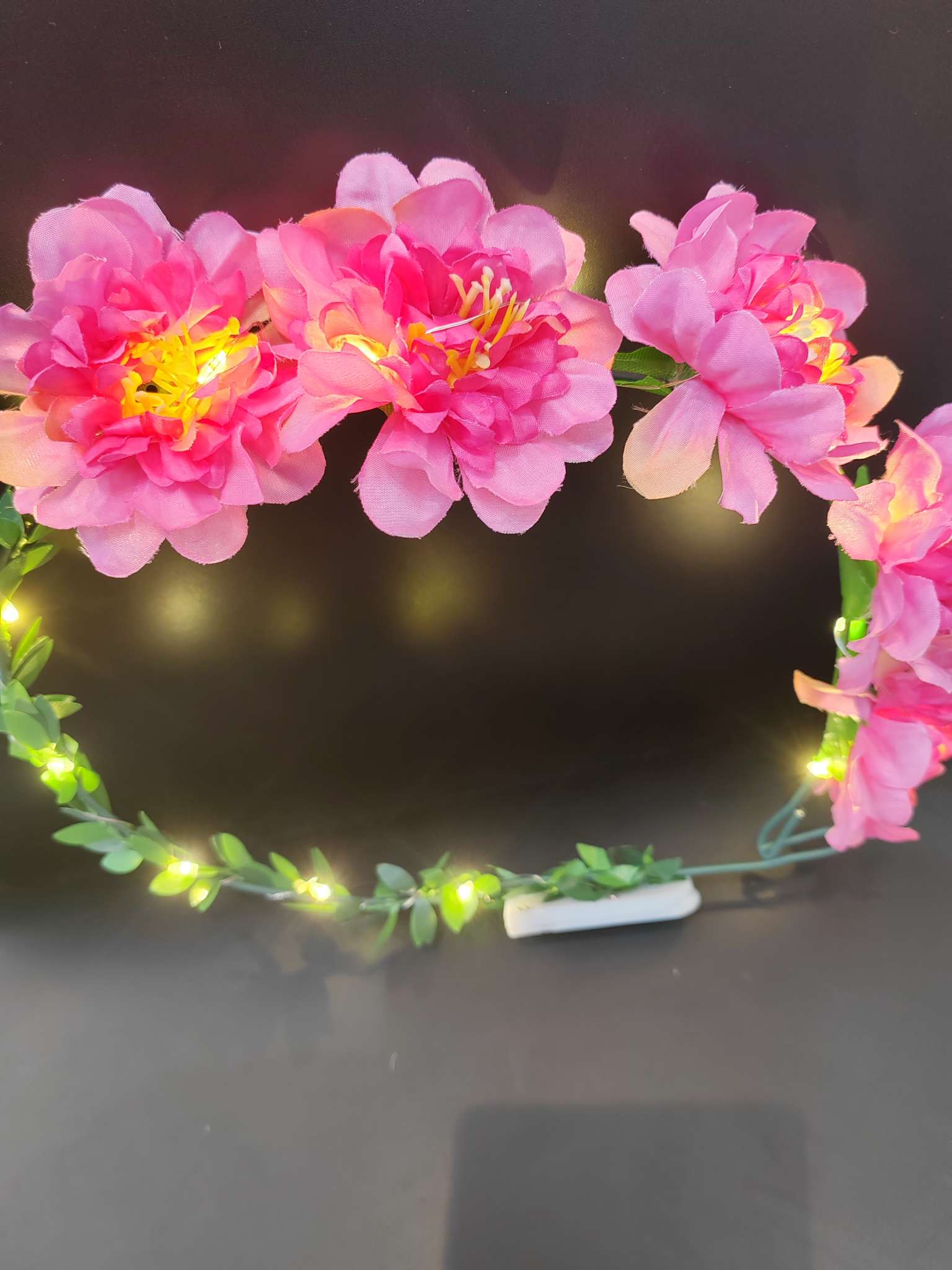Luminous garland, luminous headband, flashing headband details Picture