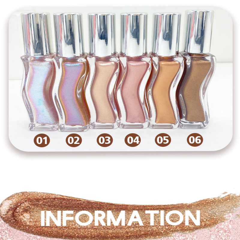 Transfronterizo nueva llegada sombra de ojos lip gloss lip brands 3 en 1 brillo líquido sombra de ojos highlight sombra de ojos su logotipo fabricante al por mayor sombra de ojos personalizada lip gloss cosméticos Item Picture