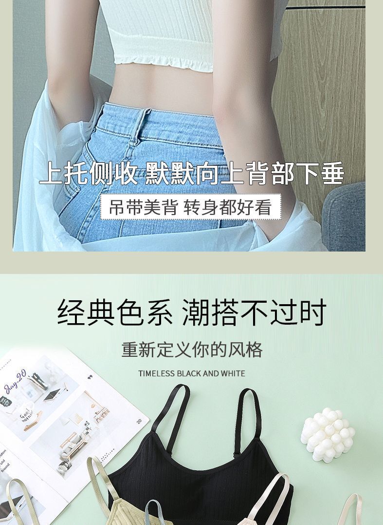 跨境内衣冰丝无痕裹胸抹胸背心袖套女夏季薄款舒适透气内搭内衣详情图7