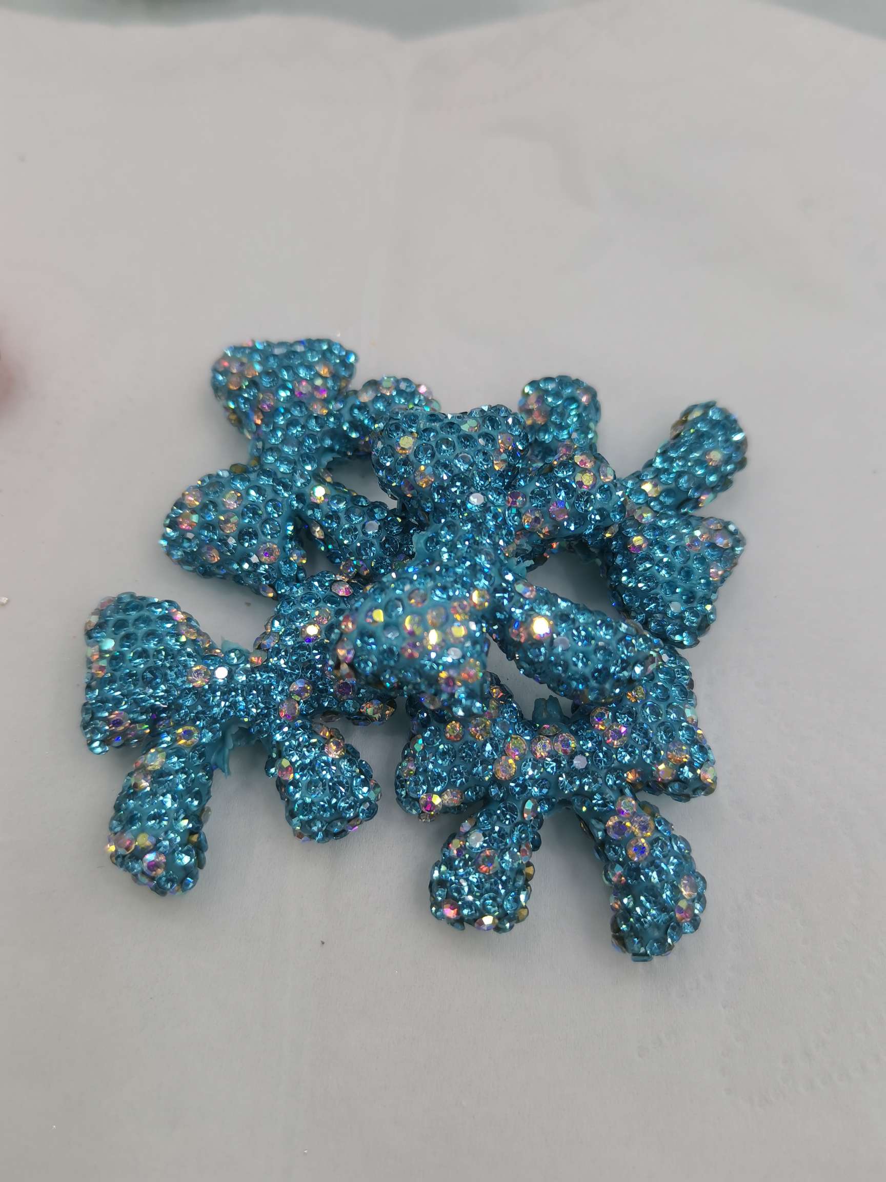 Hu LAN small bow tie ribbon three-dimensional soft clay accessory