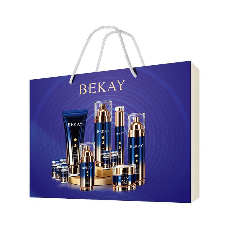 Bilin Blue Copper Peptide Essence 12-piece Set Moisturizing and Hydrating Lotion and Skin Care Product Set, sent by cosmetics manufacturer Application Scenario