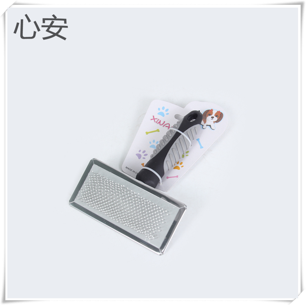 宠物梳子狗狗拉毛美容木针梳狗梳子猫咪脱毛梳猫梳子宠物用品批发详情1