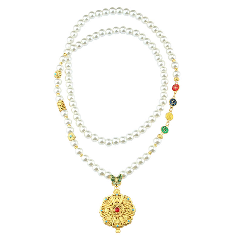 挂坠男士百搭/毛衣链/项链女长款简约/链子/不锈钢项饰品白底实物图