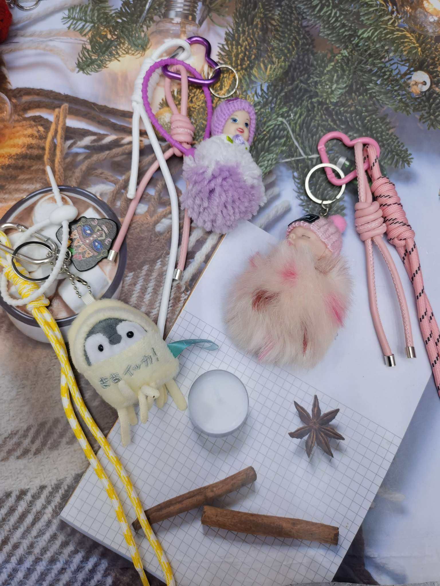 0524钥匙扣挂件，2025最新款式，环保材质，质量很好，欢迎下单钥匙扣挂件