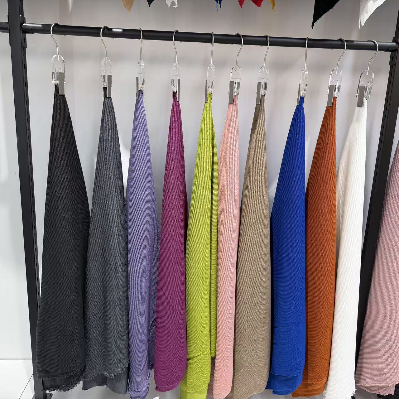 Textile leather knitted fabric, ribbed fabric, threaded knitted cuffs, ribbed suitable for clothing accessories