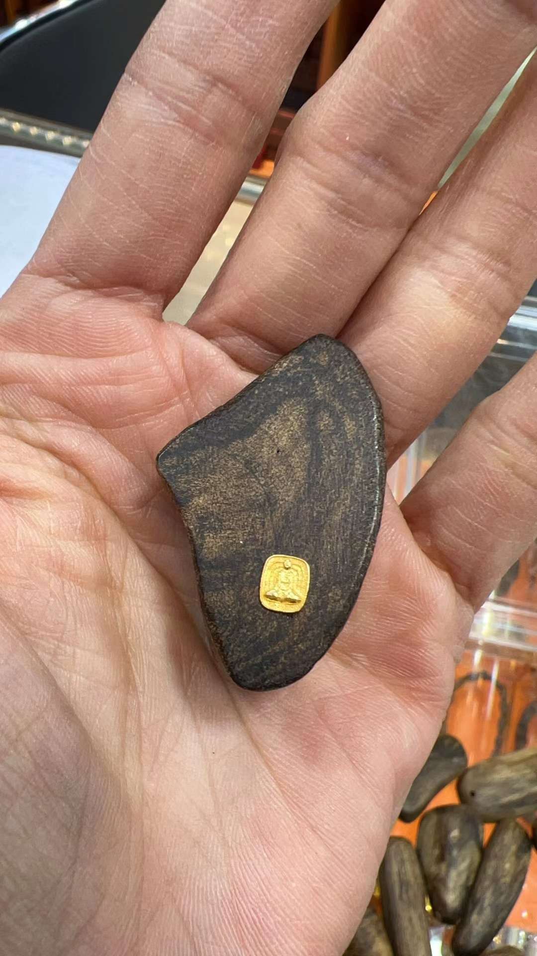 工艺品礼品古董收藏文玩品沉香吊坠天然沉香详情图3