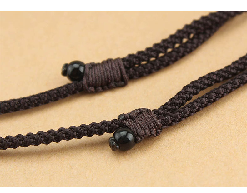 复古黄铜多福如意锁吊坠项链女百搭个性长款毛衣链简约民族风配饰详情7