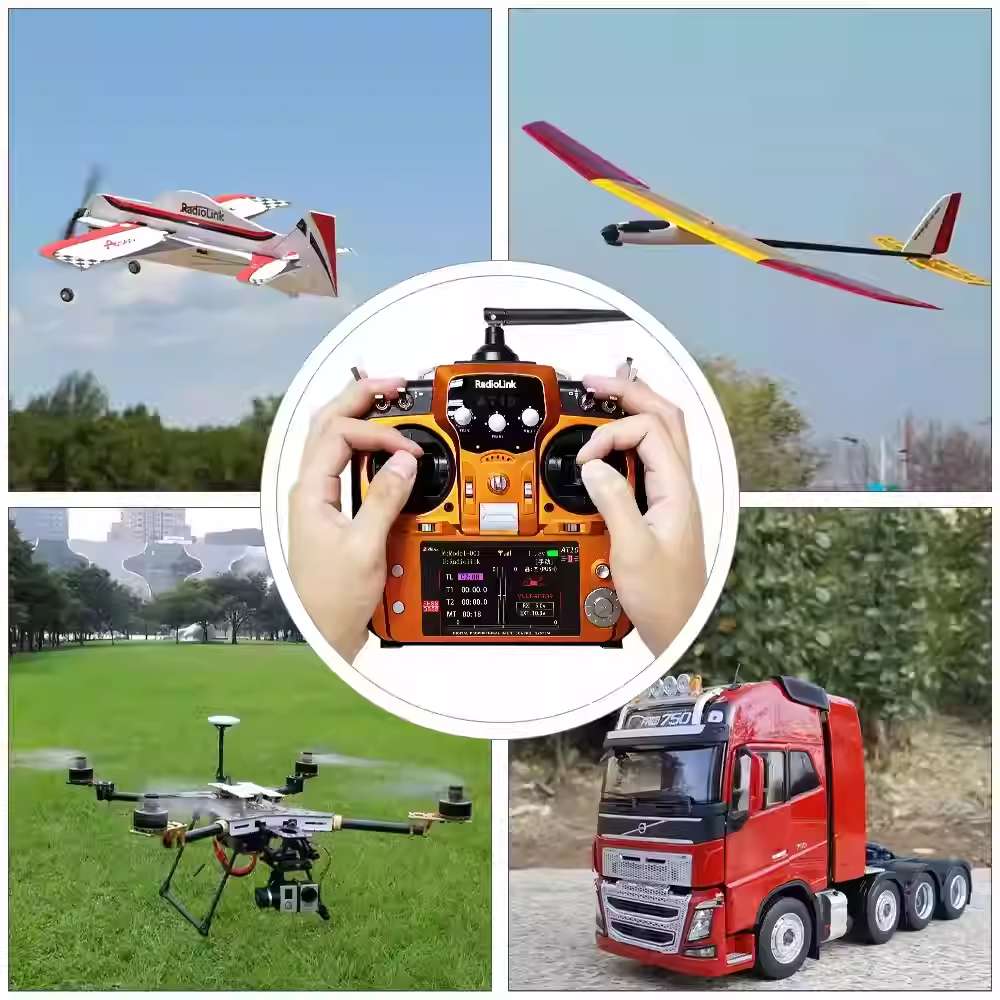 Centro de comercio de numeración civil drone patrulla avión aéreo AT10 segunda generación 2.4G control remoto details Picture