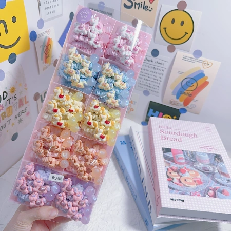 Ladies' simple and fashionable hair ties and hair accessories, Korean high-end brand rubber bands, Christmas decoration accessories