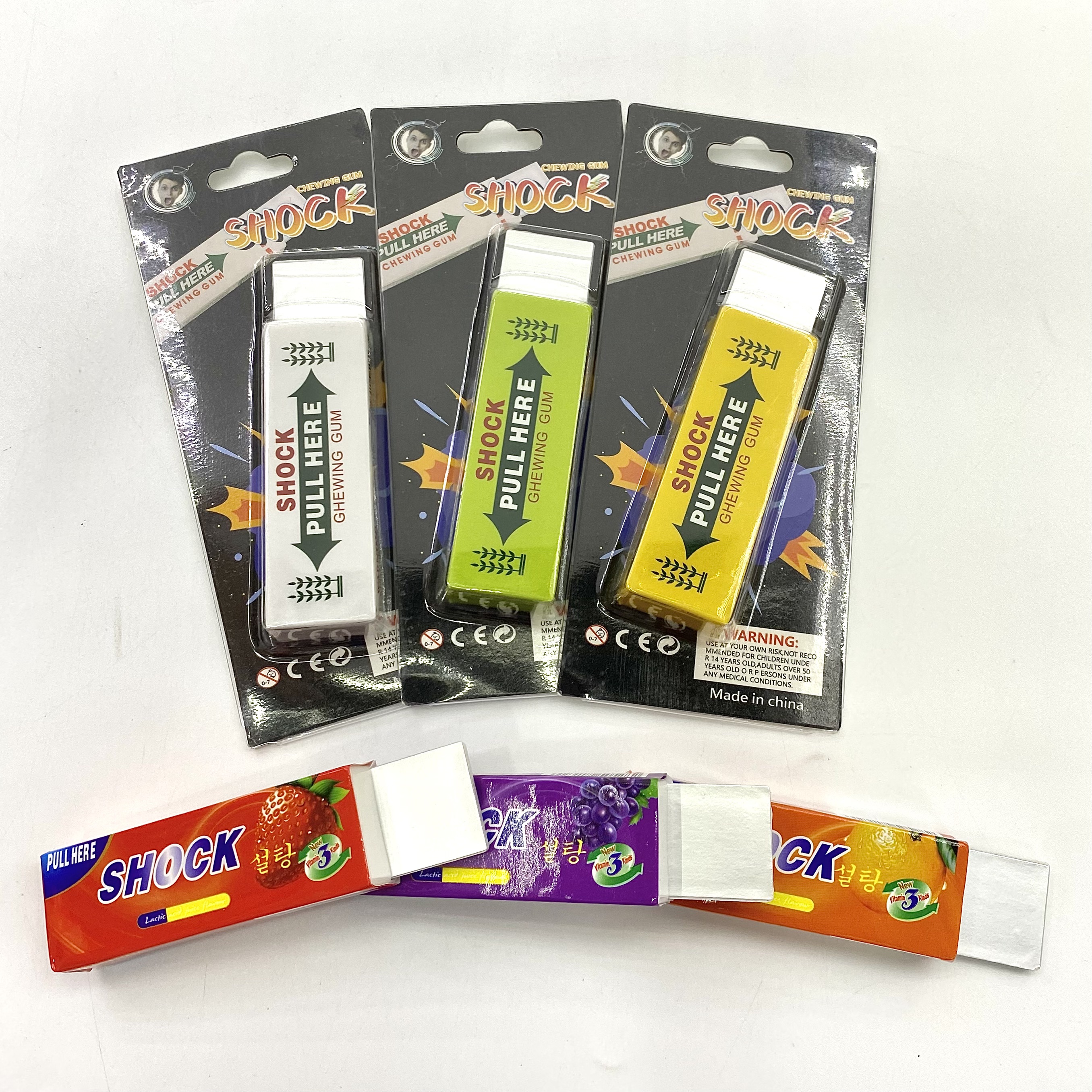 愚人节玩具电人口香糖 新奇特恶搞道具 批发触电整人带电口香糖详情6