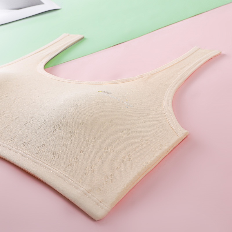 New sports underwear for junior high school and senior high school girls, shock-absorbing vests for girls, and fixed cup cotton vests for girls pic 8