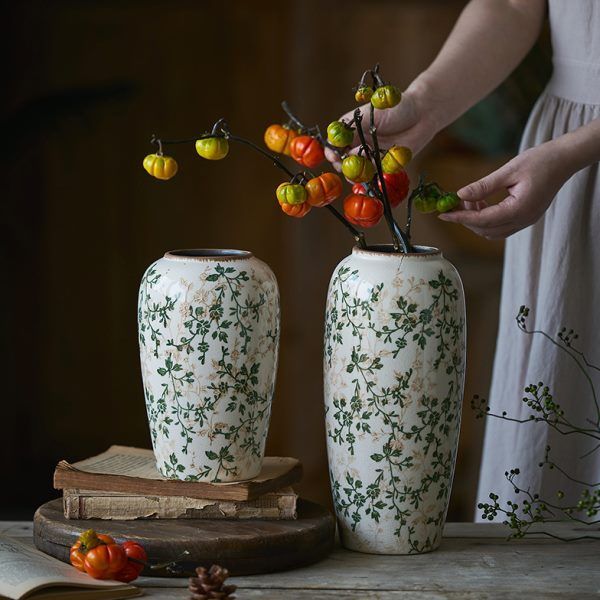 A painstakingly designed blue and white porcelain with a ceramic seal Specification image