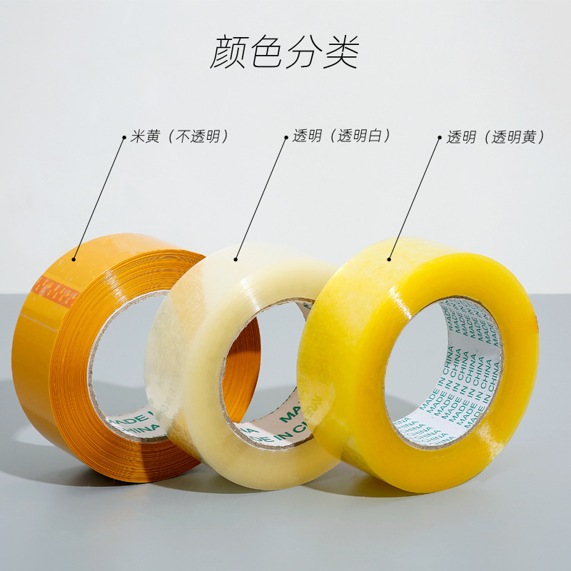 透明胶带5厘米宽整箱加厚大卷快递打包封口胶电商胶带高粘批发6CM4