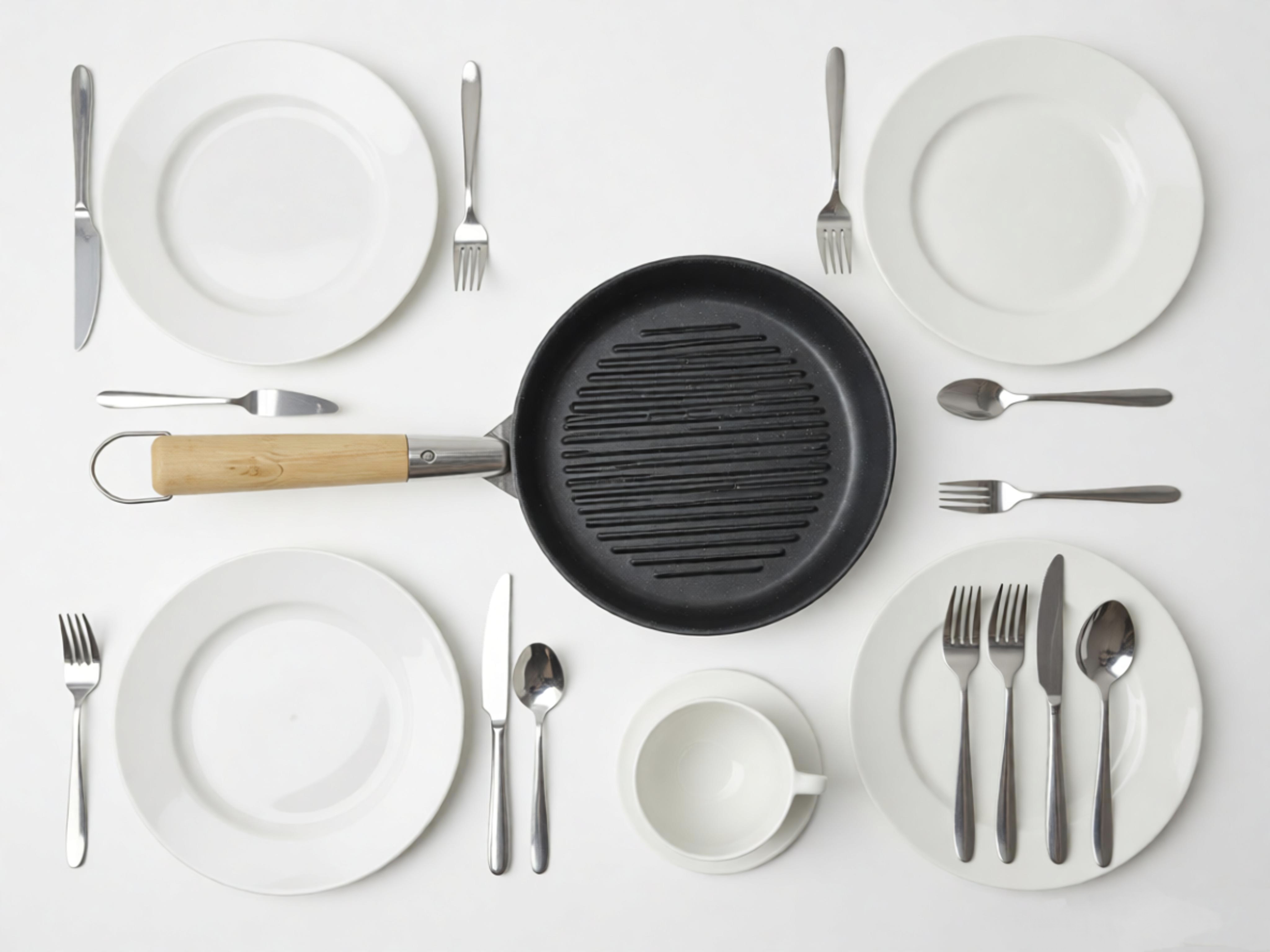 小清新煎锅加厚精铁煎锅 高颜值耐高温圆形木手柄煎蛋锅不粘锅批发一人食煎锅