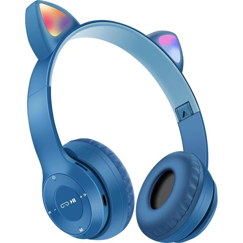 The P47M wireless Bluetooth stereo headphones are foldable and portable details Picture