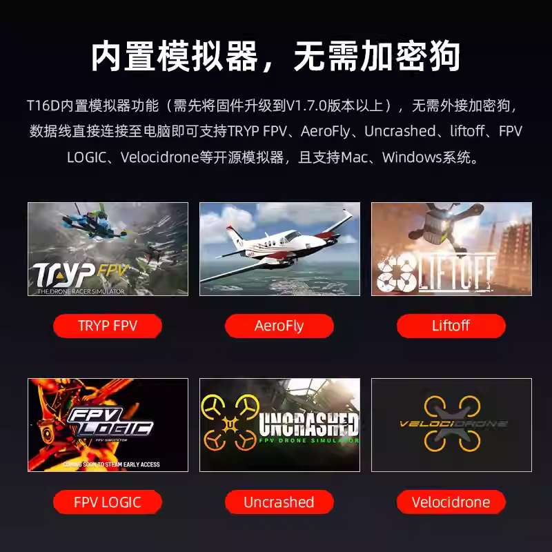 The remote control of the civilian unmanned aerial vehicle T16D for inspection and aerial photography at the Digital Trade Center has 16 channels details Picture