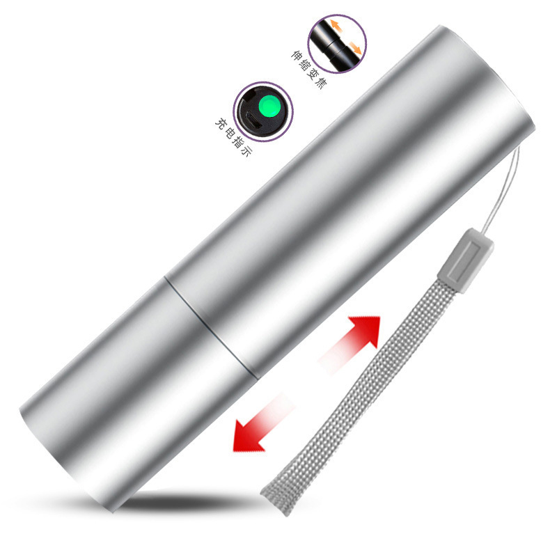 Cross-border led high-intensity flashlight, rechargeable, multi-purpose, long-range, portable, ultra-bright, household mini