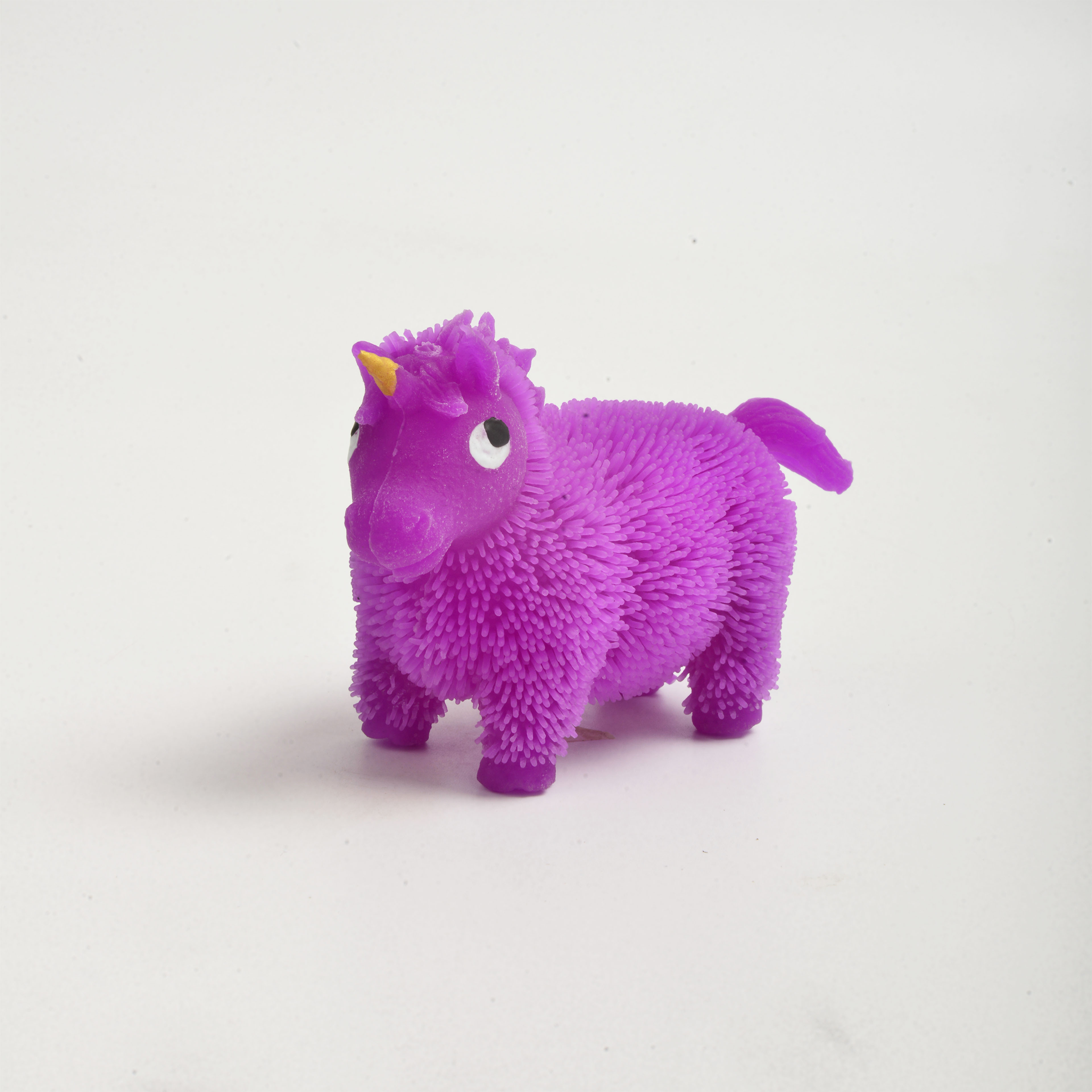 Unicorn Fuzzy Stress Relief Toy, Squeeze and Play, Glowing Educational Fun Flashing Toy, Wholesale TPR Squeeze Toy Specification drawing