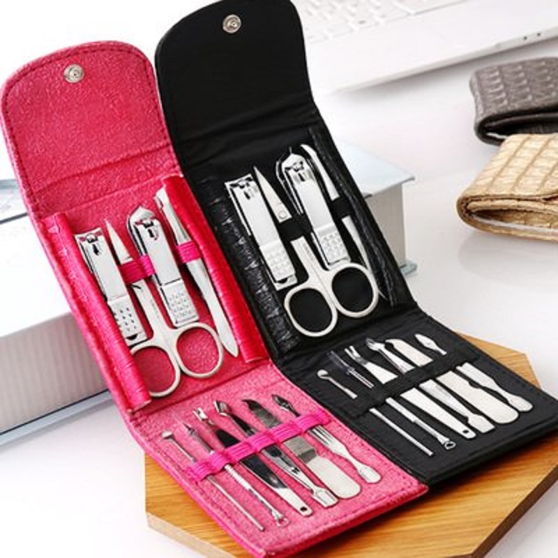 新品美容10件套美容美甲工具套装十件套指甲剪套装批发