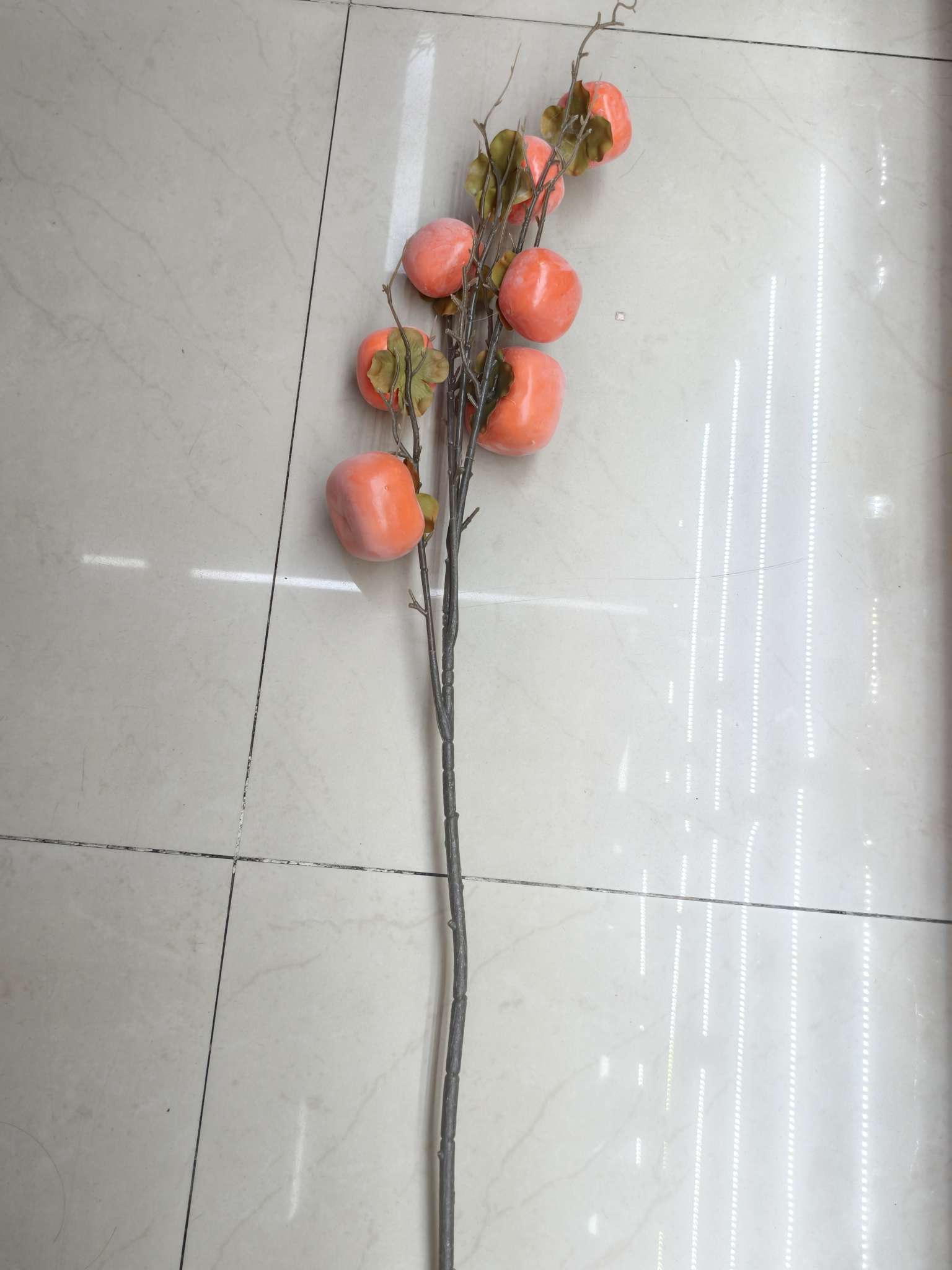 仿真工艺品水果蔬菜食物模型微缩糖果屋创意礼品缩微食玩装饰品仿真柿子枝仿真水果配件详情图3