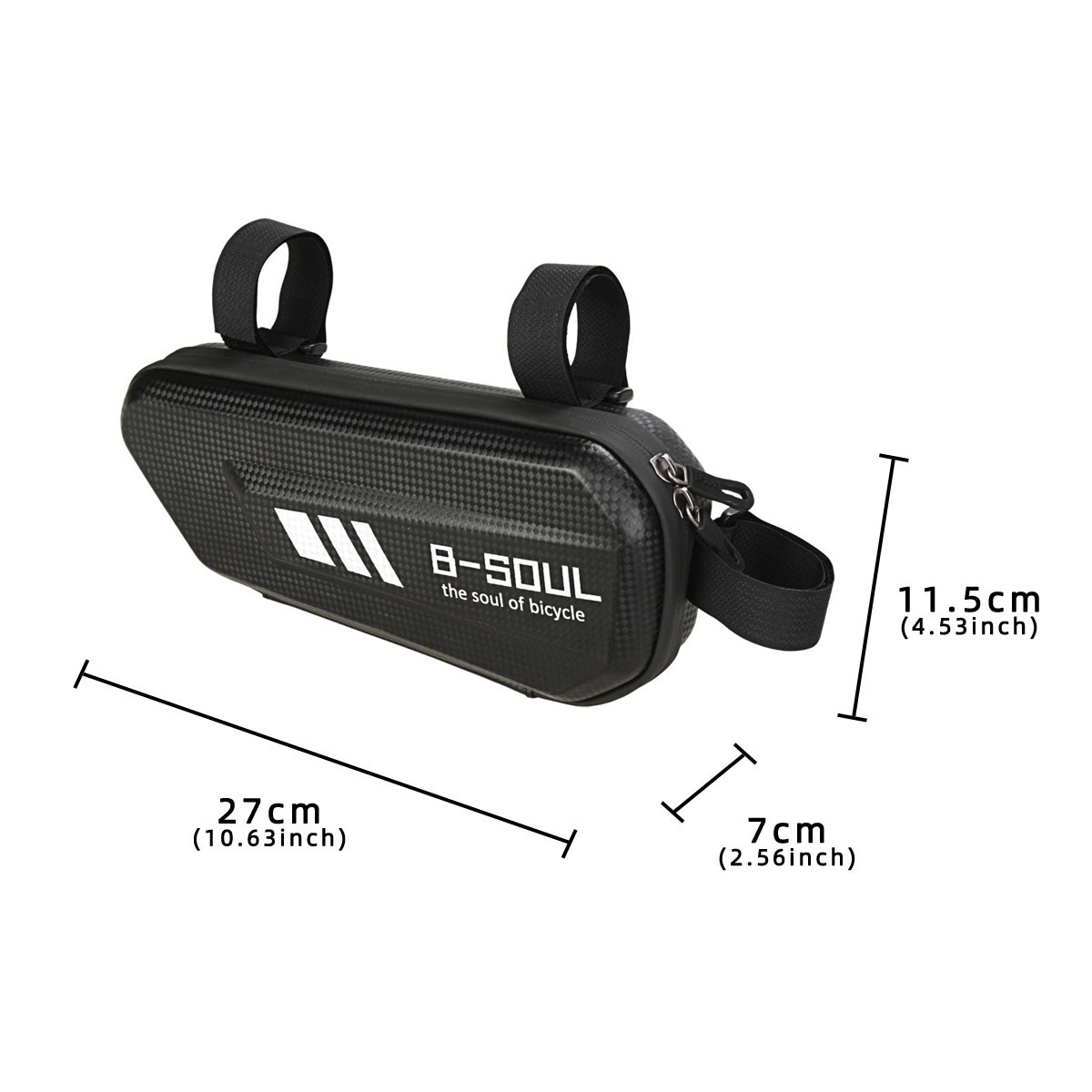 Mountain bike bag, triangle bag, motorcycle hard shell bag, road bike front beam bag, waterproof bag, equipment accessories pic 6