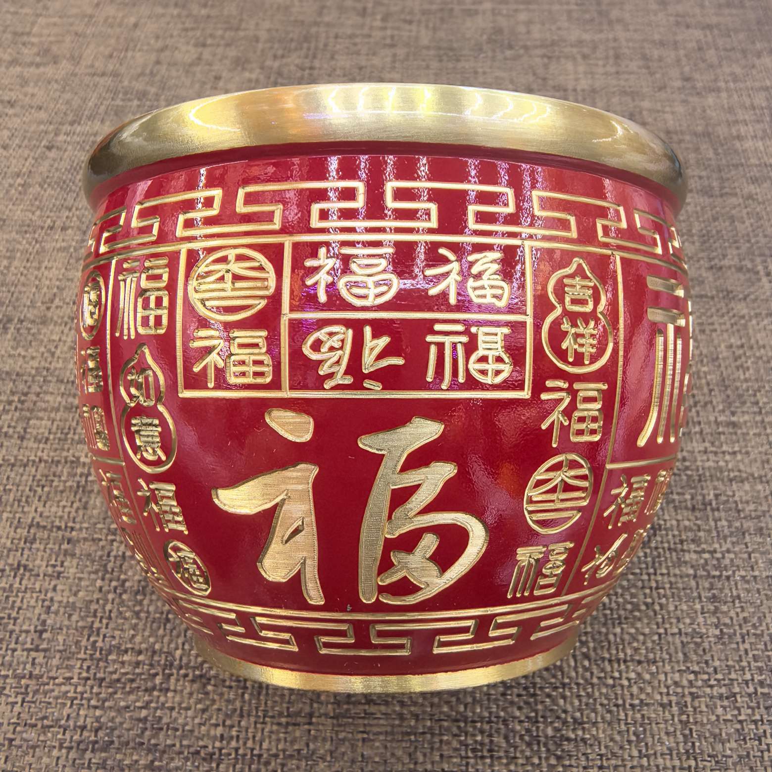 مئة YiWu Lang الحرف اليدوية ليندسي تبيع نحاس الأحمر "اسطوانات" detail image 3