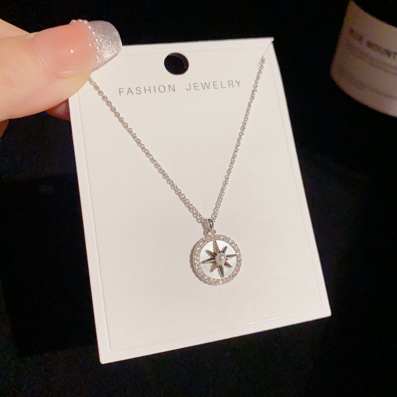 项链/不锈钢项链/首饰/水钻瓜链项链/珍珠项链细节图