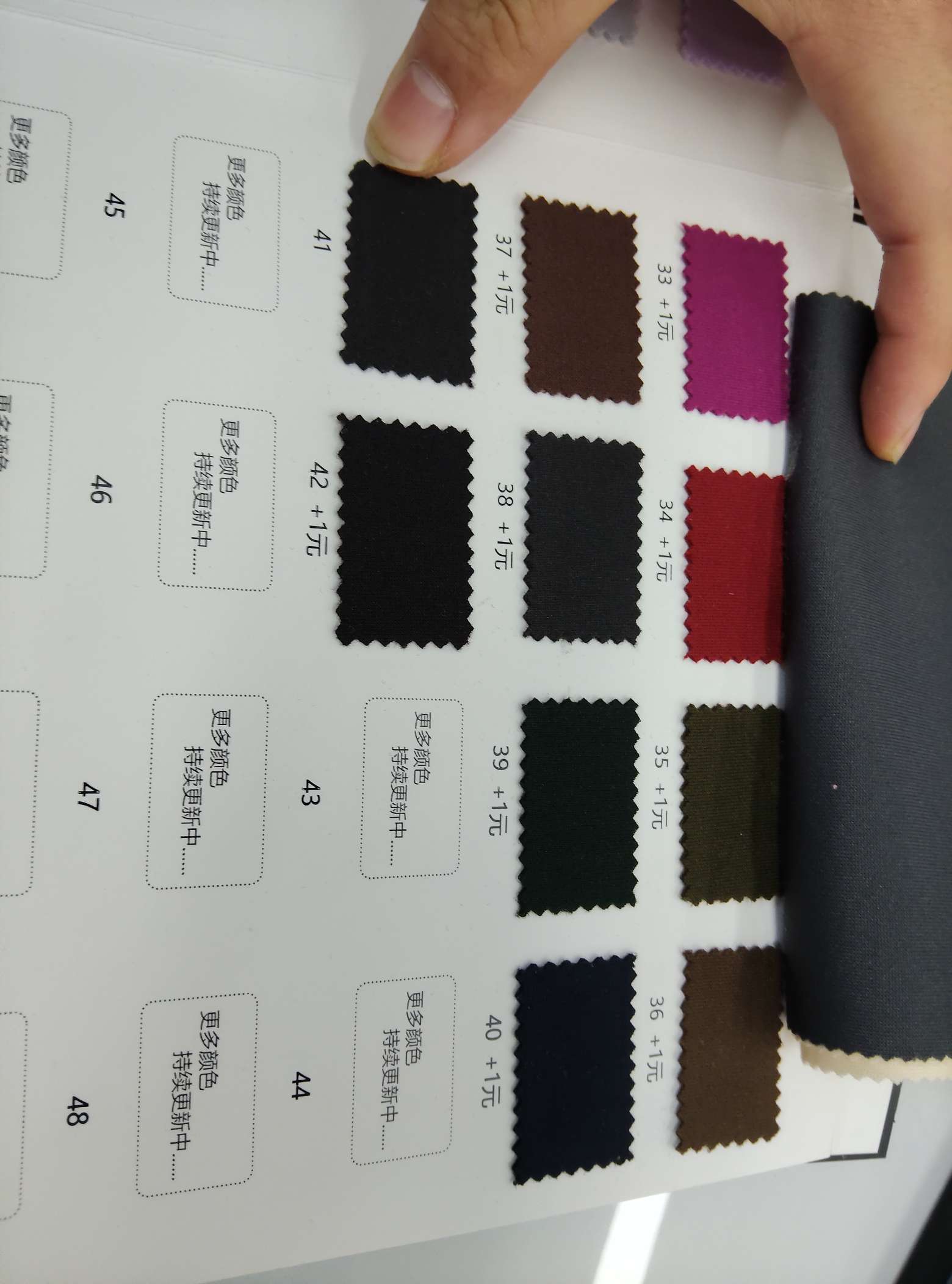 仿醋酸健康布T023 details Picture