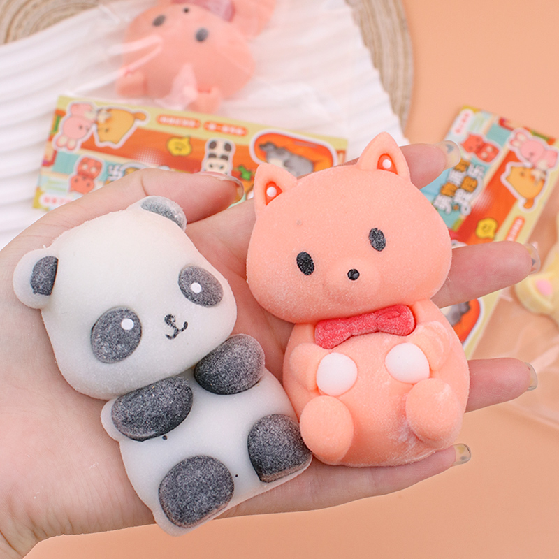 萌物派对捏捏乐儿童动物仿真玩具捏不坏跨境热销TPR材料环保