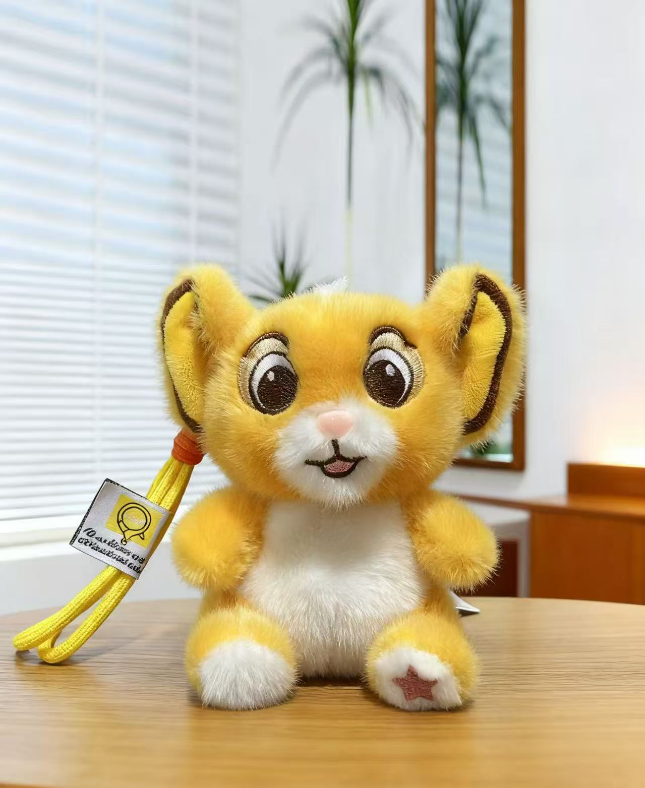 Cartoon animal figurine table companion doll figurine, cute plush toy companion doll Item Picture