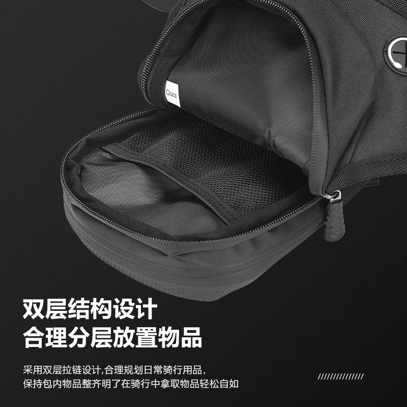 Motorcycle hard shell leg bag, cycling bag, motorcycle crossbody bag, men's waist bag, delivery cross bag, cycling backpack, waterproof Application Scenario
